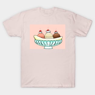 Banana Split Ice cream Sundae T-Shirt